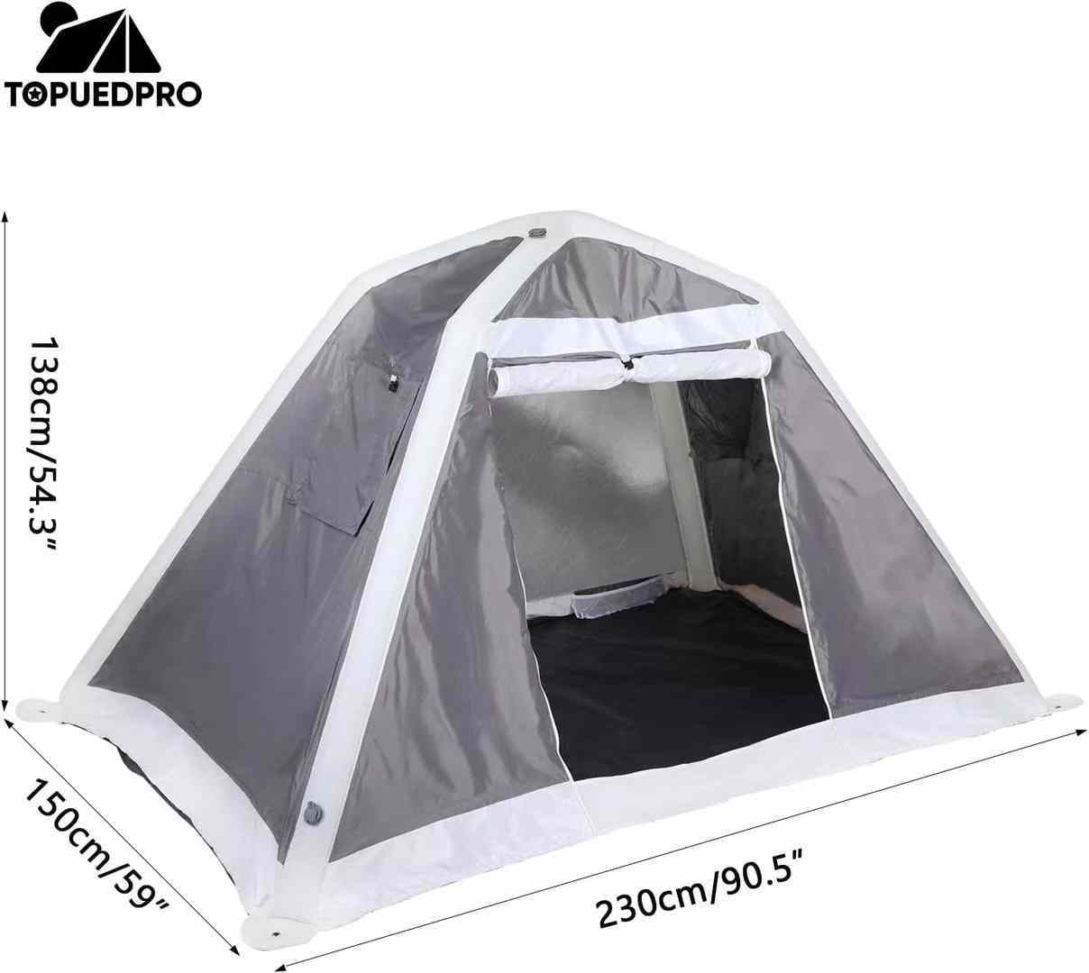 【Topued】Easy-Pull 2-Person Inflatable Air Tent Beach Tent Camping Tent Play Tent