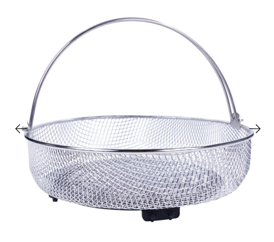 Air Fryer Lid – Digital Air Fryer Conversion Lid for 6QT & 8QT Pressure Cookers, White