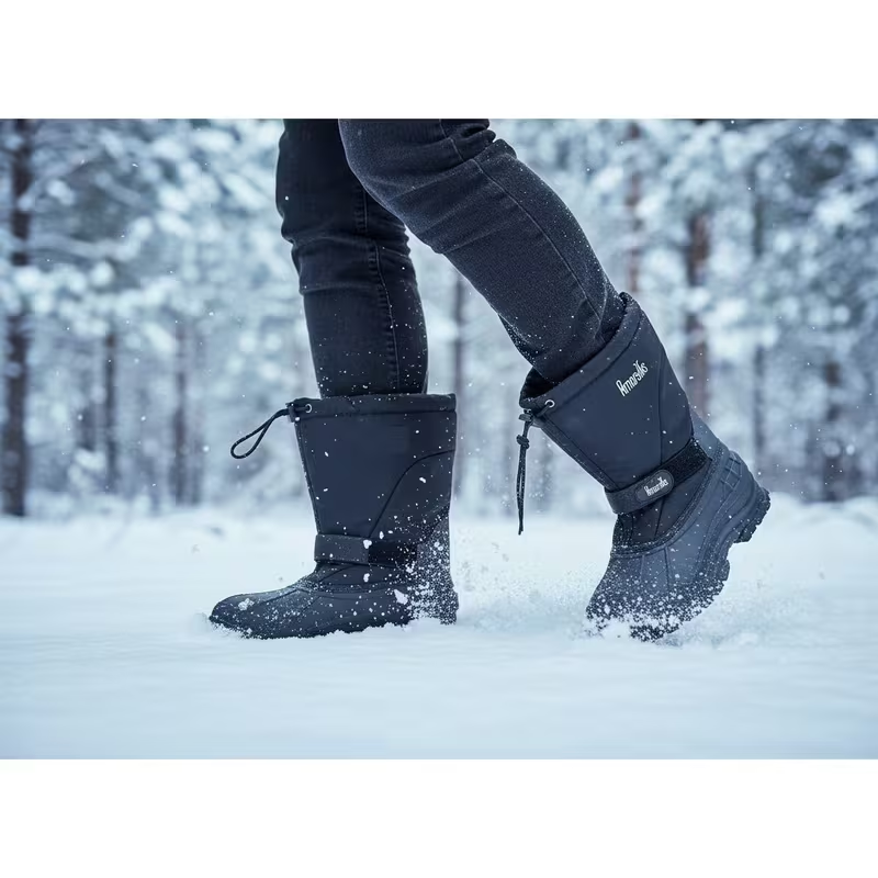 Men’s Waterproof Winter Snow Boots – Thermal Insulated Anti-Slip Cold Weather Outdoor Boots for Snow, Hiking & Winter Work