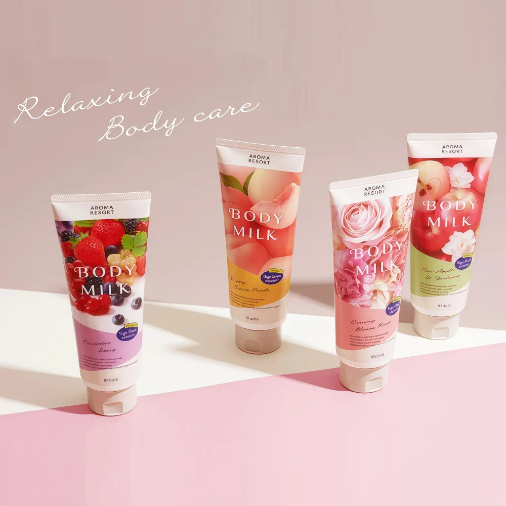 KRACIE Aroma Resort Body Milk Dreamy Bloom Rose 200g