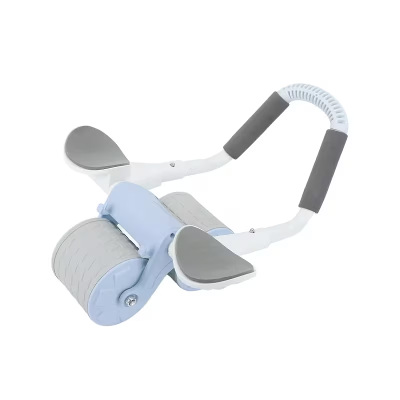 Automatic Rebound Ab Roller Wheel – Core Exercise Equipment with Elbow Support & Knee Pad for Home Gym