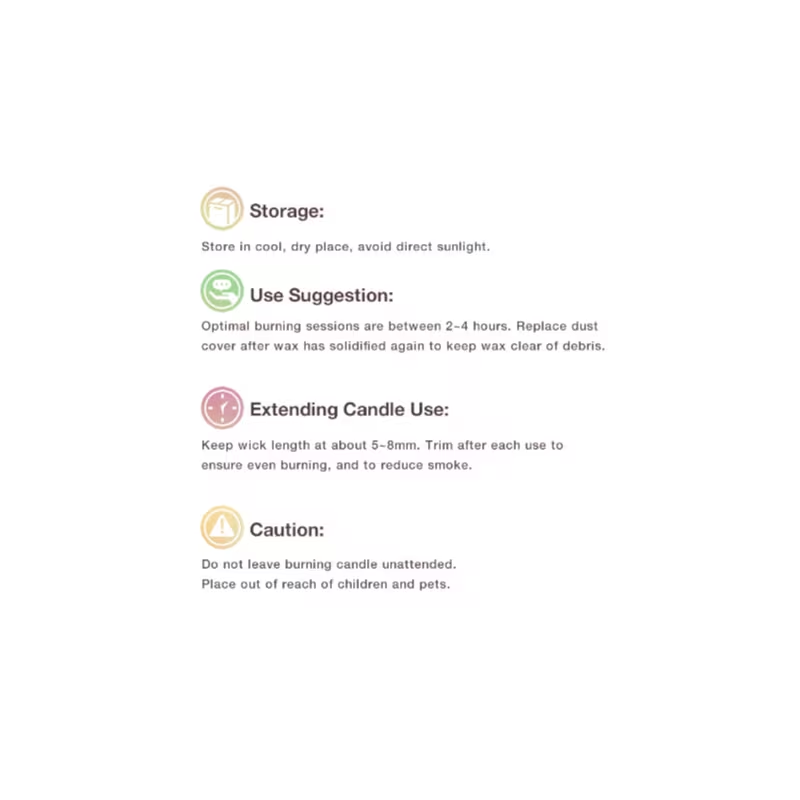 SCENTED CANDLE 7oz 200g Hand Poured with 100% Plant-based Wax 45 Hours Burn Time