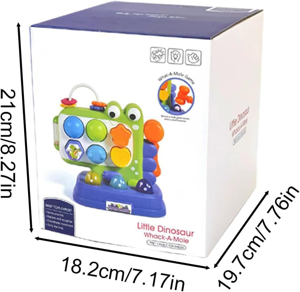 Hammer Toys for Kids, Pounding Toys for Kids - Dinosaur Interactive Hammering,Early Learning Stem Toy, Interactive Educational Game, Learning Toddler Toy, Shape Adjustment for Early l