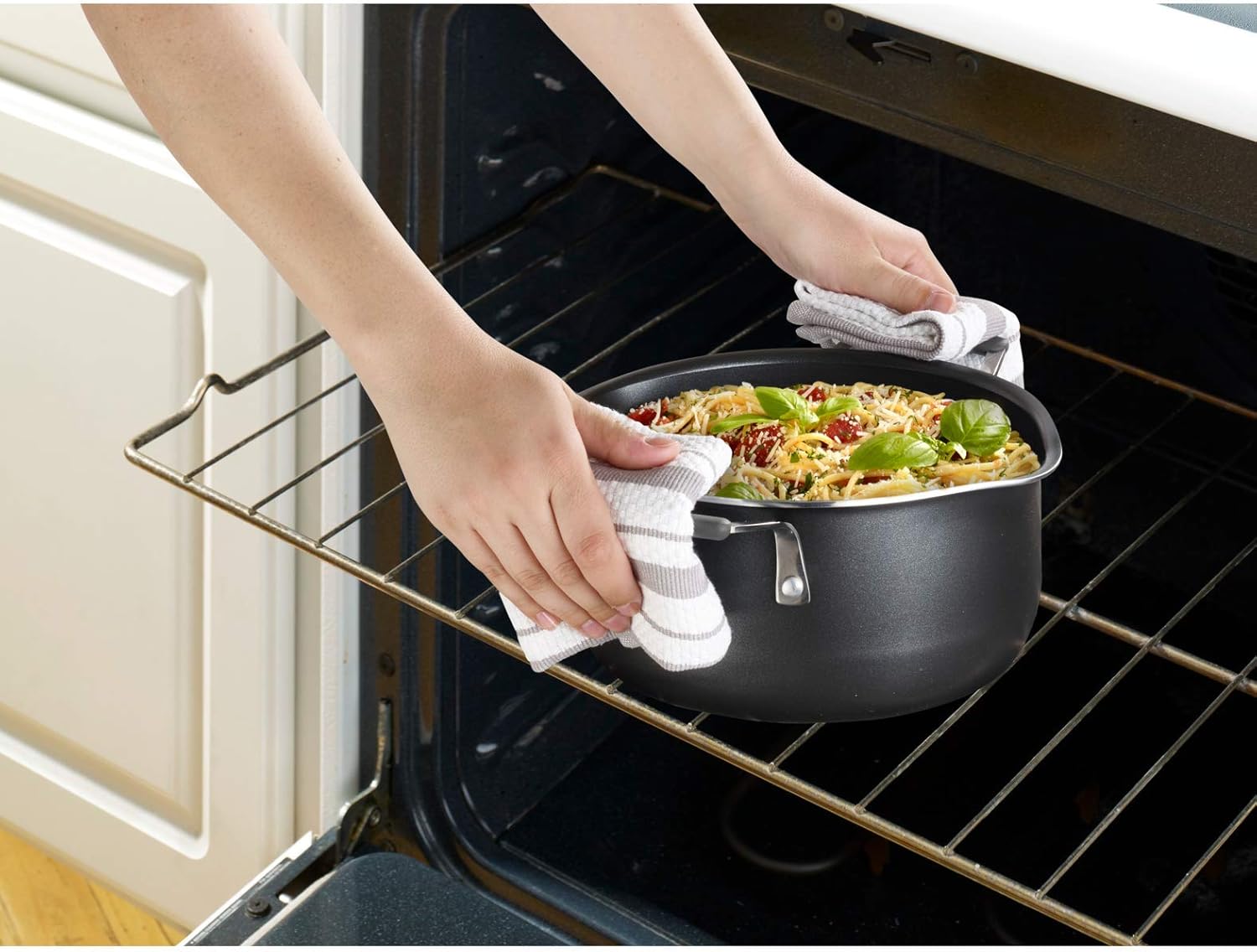 T-FAL Non-Stick Stackables 10pc Cookware Set