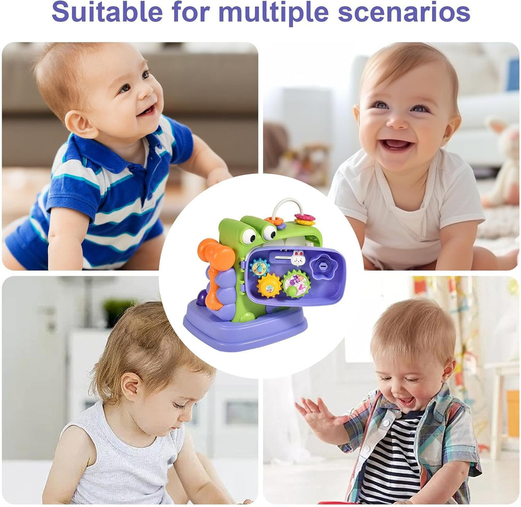 Hammer Toys for Kids, Pounding Toys for Kids - Dinosaur Interactive Hammering,Early Learning Stem Toy, Interactive Educational Game, Learning Toddler Toy, Shape Adjustment for Early l