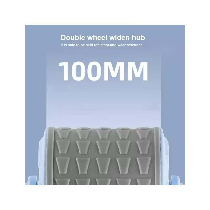 Automatic Rebound Ab Roller Wheel – Core Exercise Equipment with Elbow Support & Knee Pad for Home Gym