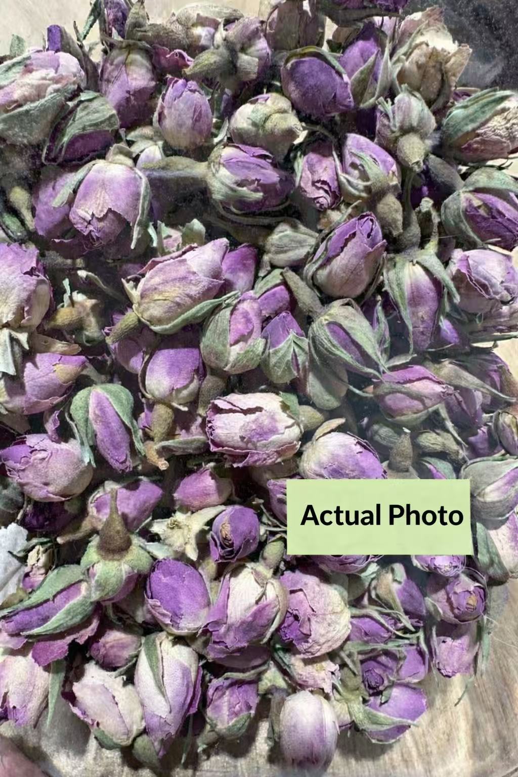 Dried Rose Buds Edible for Tea, Baking, Crafting - Red Rose Buds 3.5oz/100G