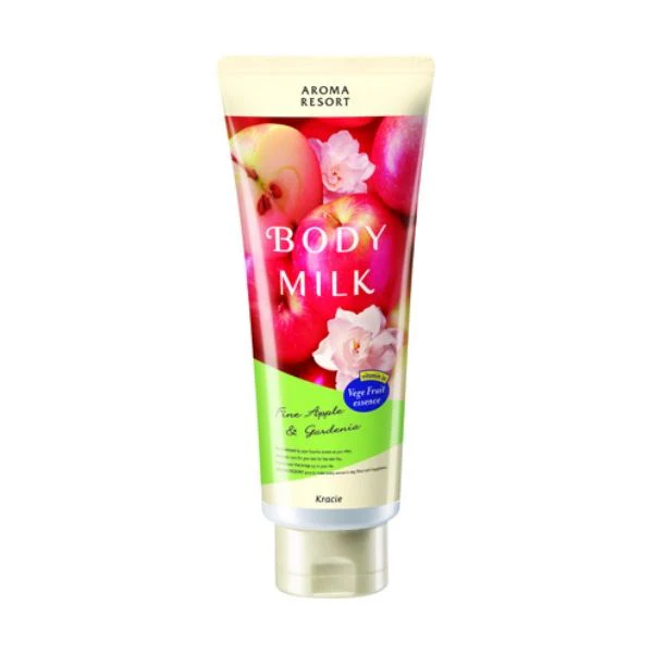 KRACIE AROMA RESORT BODY MILK FINE APPLE & GARDENIA 200G
