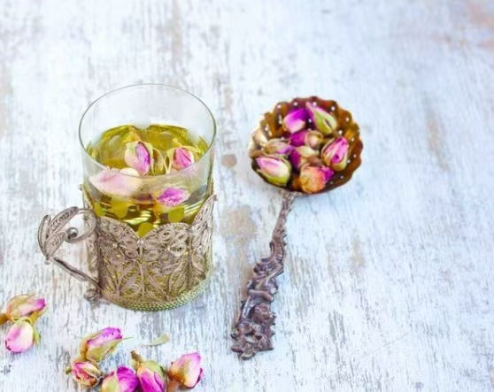 Dried Rose Buds Edible for Tea, Baking, Crafting - Red Rose Buds 3.5oz/100G