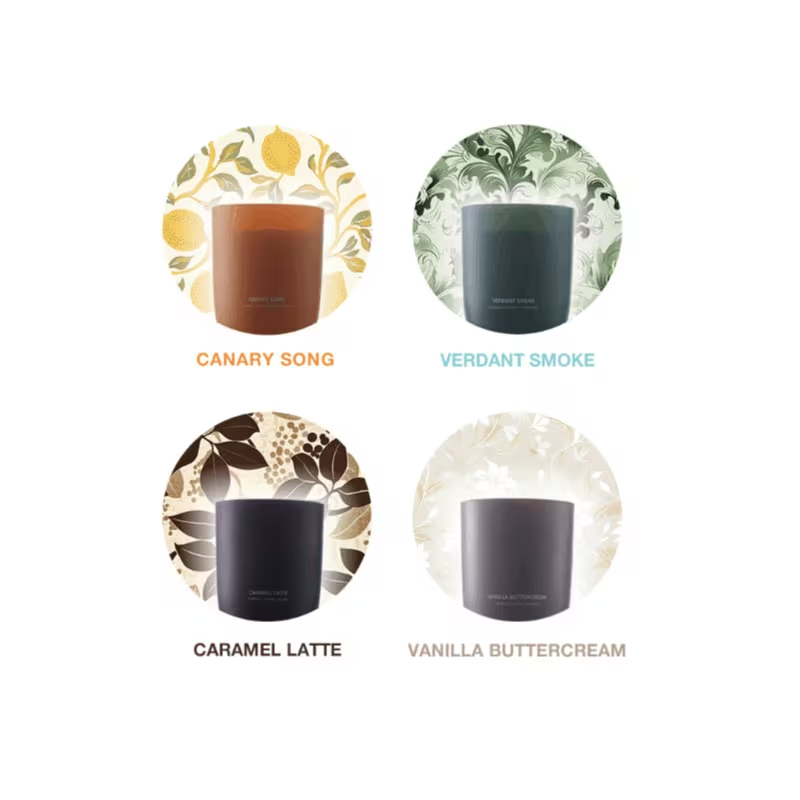 SCENTED CANDLE 7oz 200g Hand Poured with 100% Plant-based Wax 45 Hours Burn Time