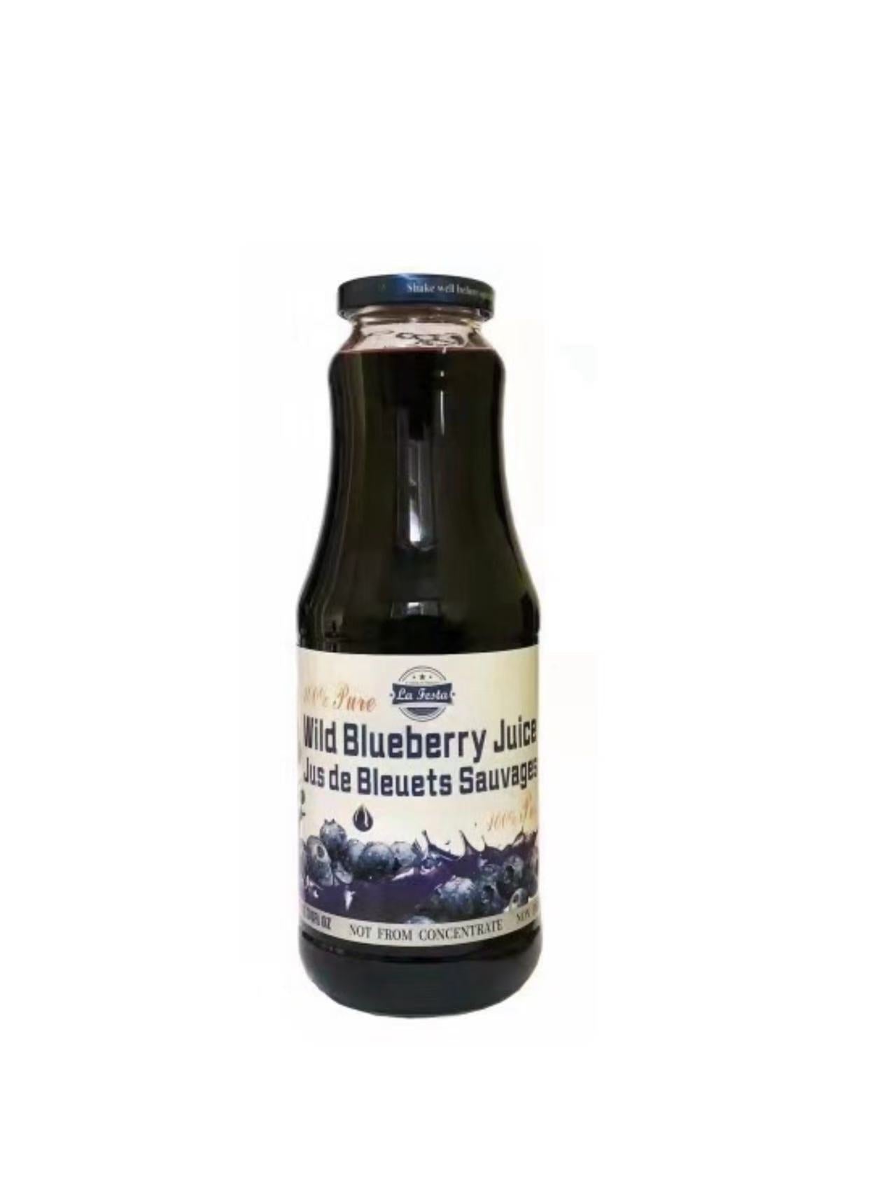La Festa 100% Natural Wild Blueberry Juice – 1L Family Size