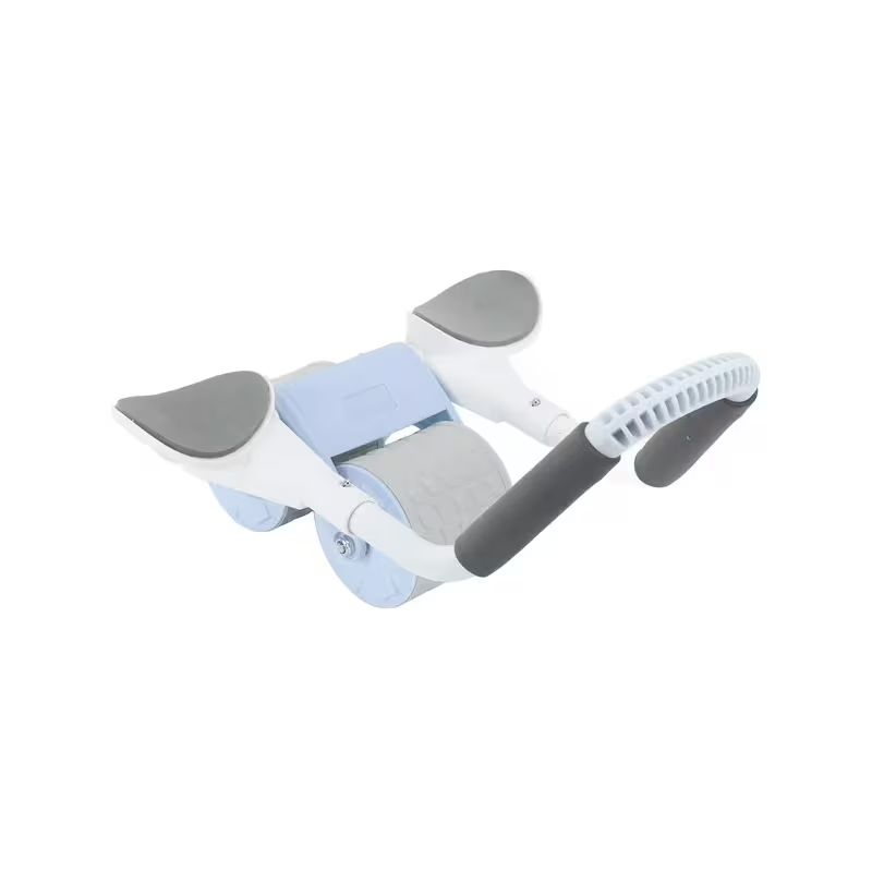 Automatic Rebound Ab Roller Wheel – Core Exercise Equipment with Elbow Support & Knee Pad for Home Gym