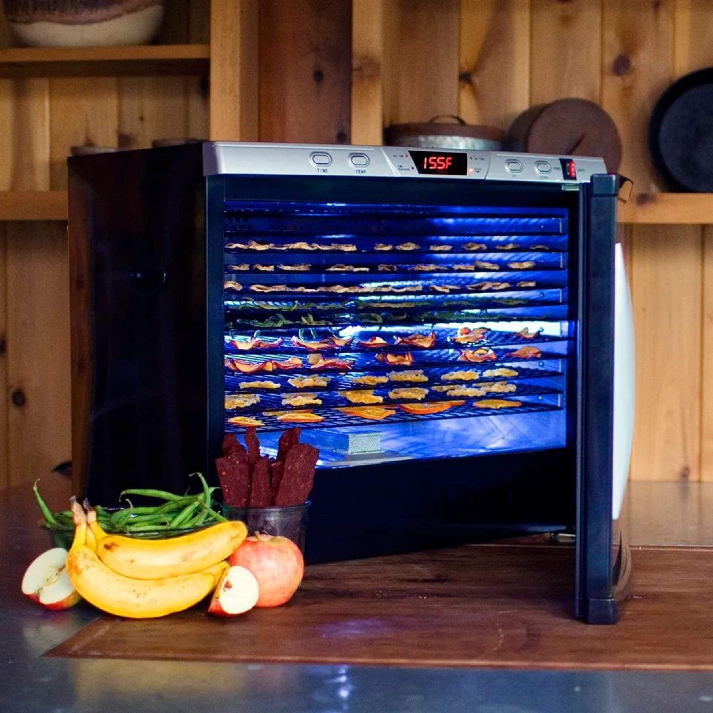 Weston Pro-1200 12-Tray Digital 110V 1600W Dehydrator, 80-L