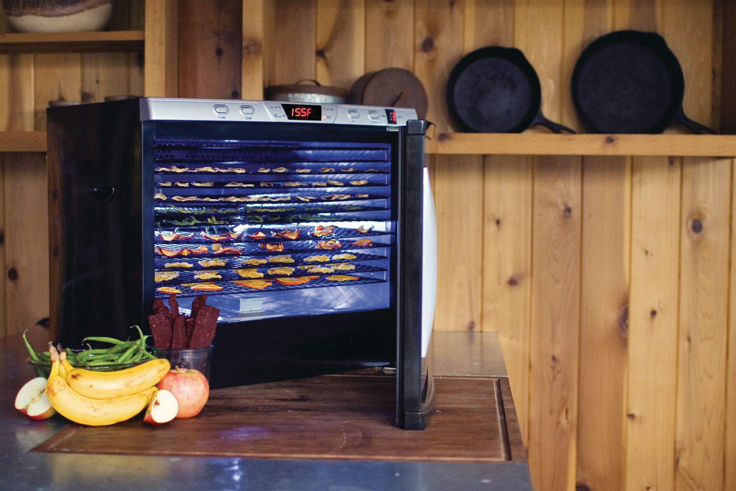 Weston Pro-1200 12-Tray Digital 110V 1600W Dehydrator, 80-L